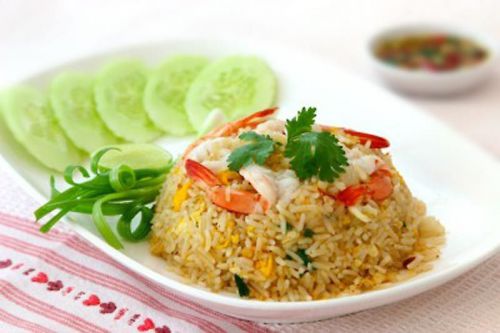 Thai Food Recipe Restaurant Kao Pad Koong Kitchen Manu Homemade Delicious
