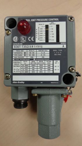 Allen Bradley Pressure Control Bulletin 836T 836T-T352JX81X9X6 Series A