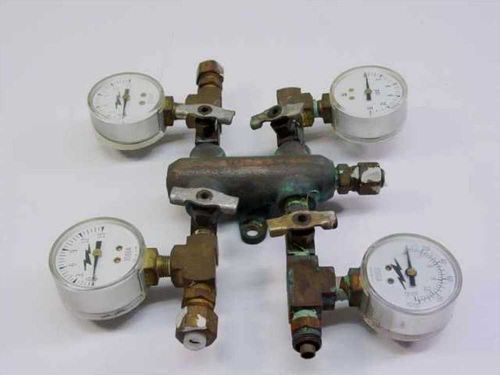 Generic 4 outlet low pressure manifold 0 to 15 psi 233 150 for sale