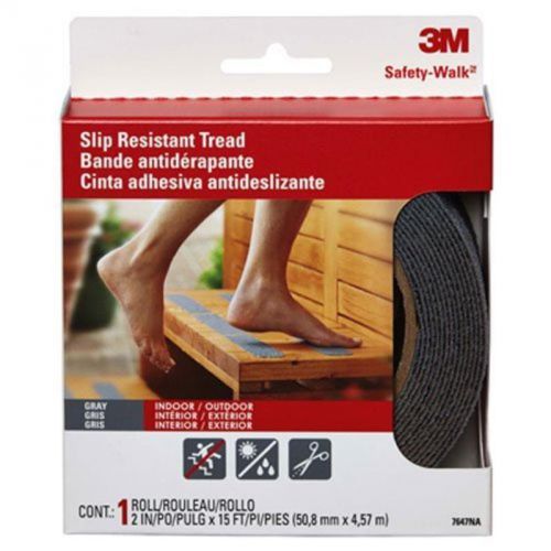 Safety-walk gray indoor/outdoor tread, 2&#034; by 180&#034; 3m floor mats 7647natread for sale