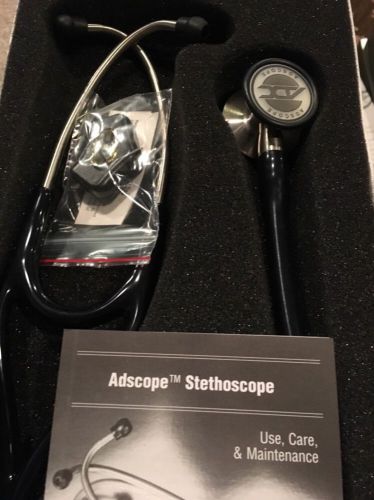 American Diagnostic Corporation ADC Convertible Cardiology New Stethoscope Navy