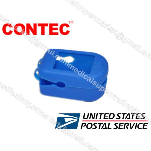 Dark blue soft rubber case for contec pulse oximeter cms50dl/cms50d for sale