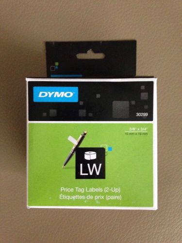 DYMO LabelWriter Self-Adhesive Price Tag Labels, 3/8- by 3/4-inch, Roll of 1500