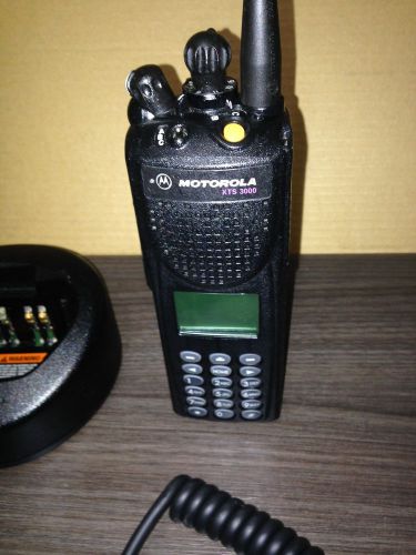 Vhf police fire 1 motorola xts3000 3 p25 digital narrowband radio w/ programming for sale