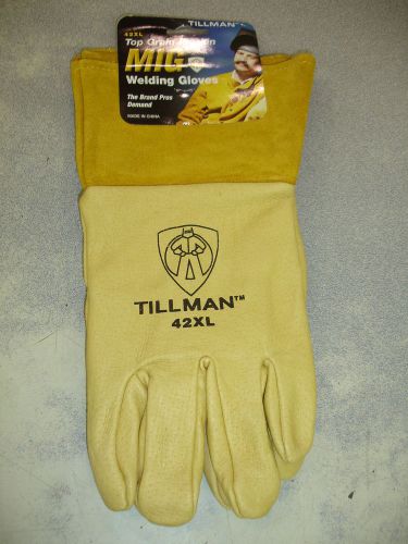 Tillman 42xl tig gloves extra large top grain pigskin xl for sale