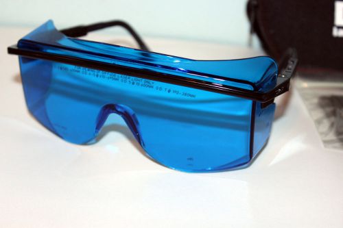 Uvex adjustable laser safety glasses 585-605nm 610-695nm 10.600nm 190-380nm for sale