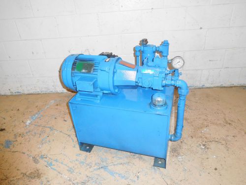 Denison pv6-2r1bf00 5hp  hydraulic power unit 6 gallon for sale