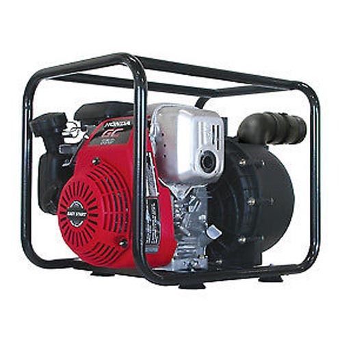 2&#034; nylon transfer water pump 26&#039; suction - 5.5hp 200gpm - honda gx160 oil alert for sale