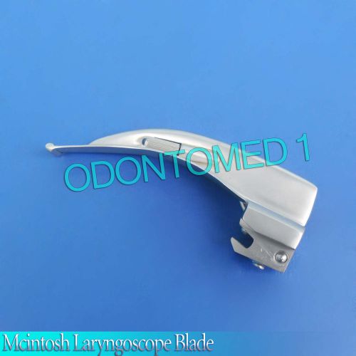 3 Mcintosh Laryngoscope Blade No.1 ENT Diagnostic Surgical Instruments