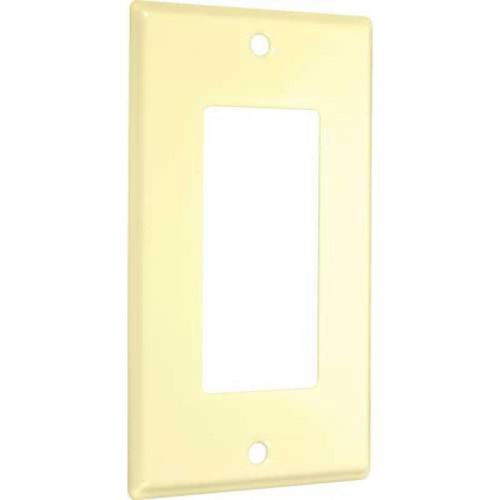 Wallplate Single Decor Ivory Hubbell Electrical Products WI-R 092326180924