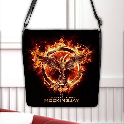 The Hunger Games Mockingjay Flap Closure Seal Cross Shoulder Nylon Messenger Bag