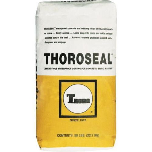 Thoroseal white waterproof cement-based coating 48 50lb bags freelocaldelivery for sale