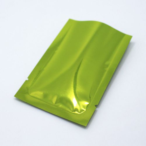 Green Aluminum Foil Mylar Vacuum Bag Pouches Heat Seal Food Storage Package Bags