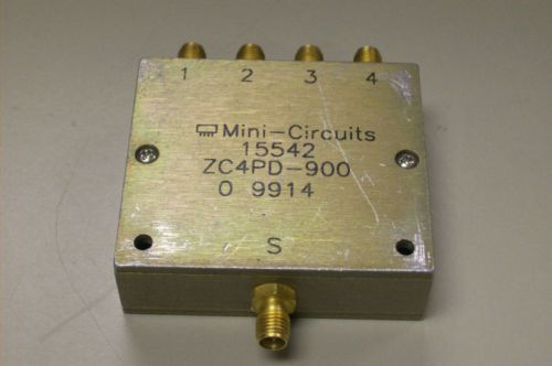 MINI CIRCUITS ZC4PD-900 COAXIAL POWER SPLITER / COMBINER