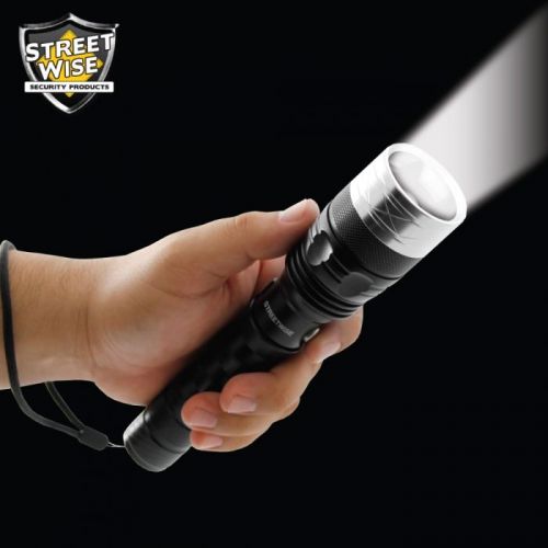 New streetwise cree led flashlight w/ self defense spikes for sale