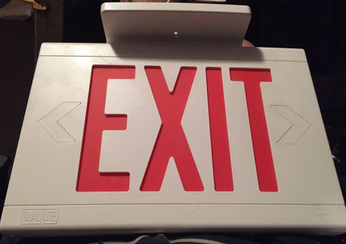 Dual Lite Exit Sign