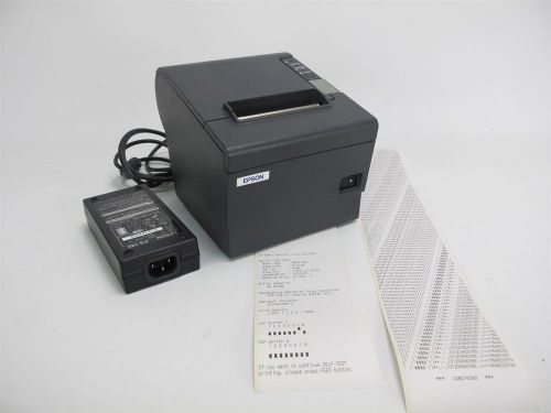 Epson TM-T88IV Thermal Receipt Printer M129H Serial Interface PS-180 AC Adapter