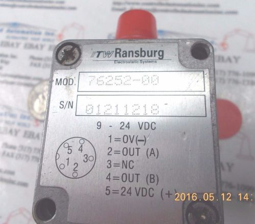 Ransburg 76252-00 Flowmeter Sensor