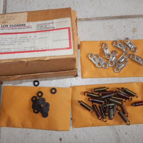 L94) LCN door closers fusible links washers and springs  NOS