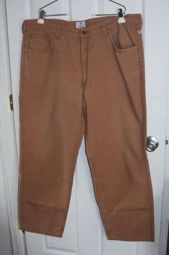 Tyndale FR Flame Resistant Brown Canvas Pants 42x31 (Actual42x29)ARC Rating 12.7