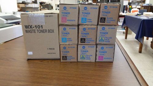 9 Pk Toner Cartridge Set for Konica Minolta BizHub C360 C220 C280 TN319K TN319Y-