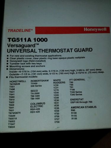 Universal Honeywell New Locking Thermostat Cover Medium Anti Tamper Clear Guard