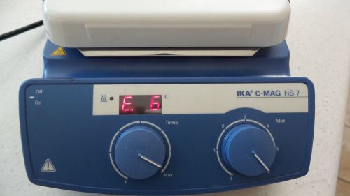 IIKA C-MAG HS7 S1 Digital Laboratory Hot Plate E6 Error