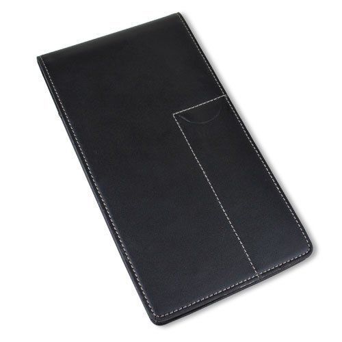 Leather 4 X 8 Reporters Notebook Cover Black