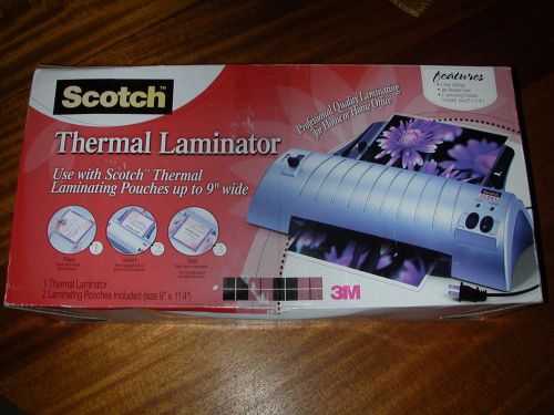 Scotch Thermal Laminator 2 Roller System (TL901) NEW IN BOX