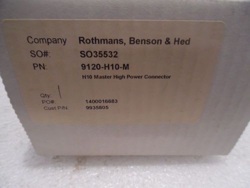 ATI Industrial Automation 9120-H10-M Module H10 Master High Power Connector NIB