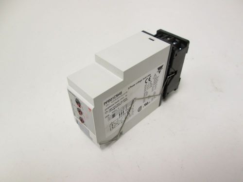 Carlo gavazzi ppb01cm48 3 phase voltage monitoring relay 380-415vac spdt w/mount for sale