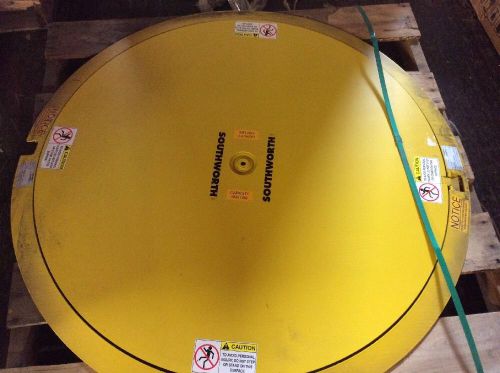SOUTHWORTH PPDT Pallet Disk Turntable,4000 lb.,Yellow , NEW, FREE SHIP $PA$