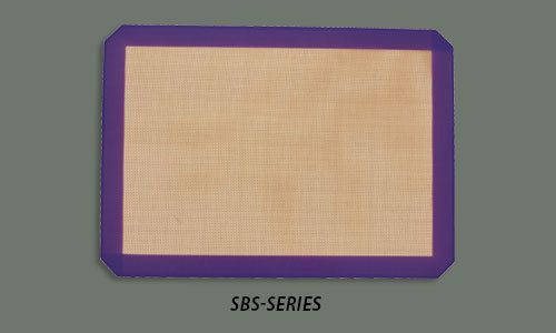 Winco SBS-16PP, Purple Silicone Baking Mat, Half-size, 11-5/8&#034; x 16-1/2&#034;, Allerg