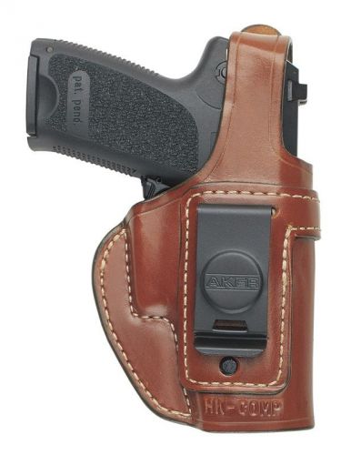 Aker Leather H160TPRU-MP 40 Spring Special Exec Holster Tan RH Fits S&amp;W MP .40