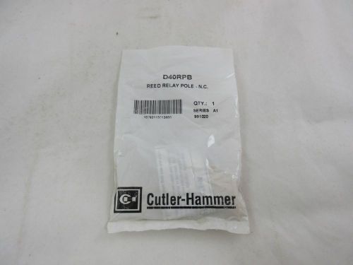 *NEW* CUTLER HAMMER D40RPB REED RELAY POLE N.C. *60 DAY WARRANTY*