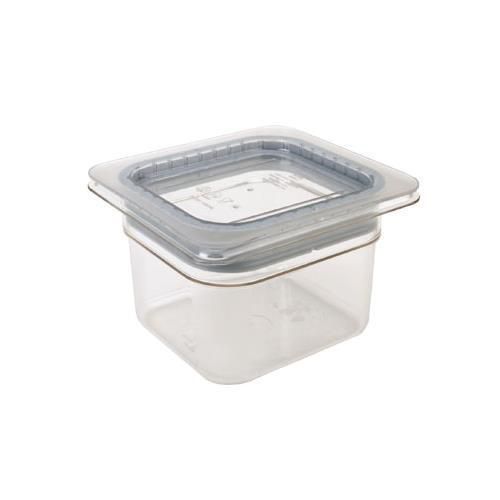 Cambro 60cwgl135 griplid food pan cover, 1/6 size, polycarbonate for sale