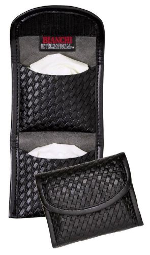 Bianchi accumold elite 7928 flat glove pouch basketweave black for sale