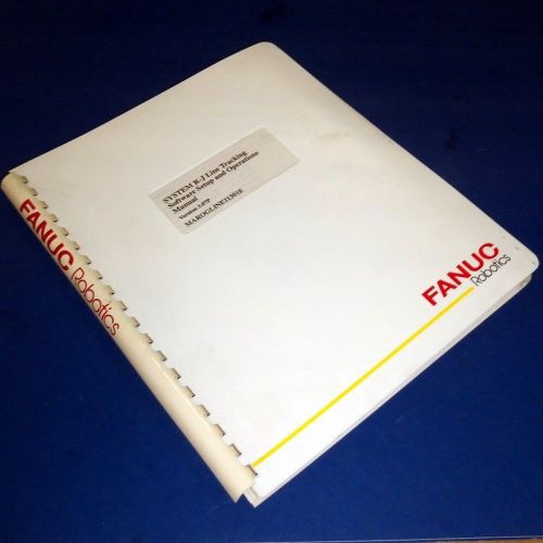 Fanuc r-j line tracking software setup and operations manual marogline11301e for sale