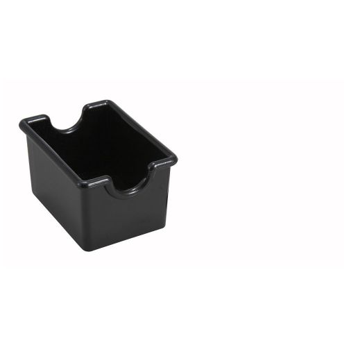 Winco PPH-1K, Black Plastic Sugar Packet Holder, 1 Dozen