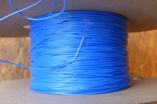 Silver Plated Copper PTFE Wire Cable 26AWG 0,4MM Blue HQ 10 meters
