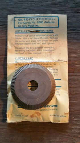 NEW Curtis Industries Premium Cutter Wheel 43013