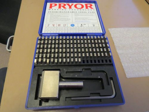 Pryor size 3 letter stamps