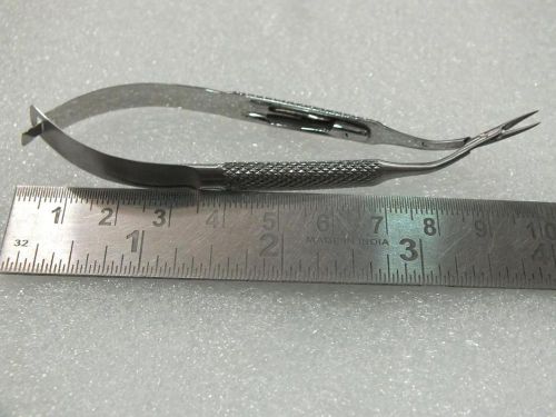 New Opthalmic Locking Lense Forceps Straight Excellent Condition