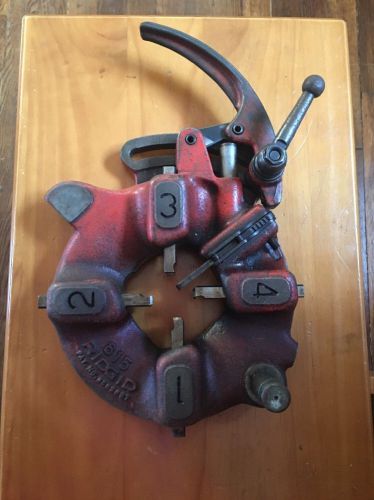 Ridgid Self-Opening oiling 815 Die Head 300 535 1822 811 Rigid W/ Dies 1/8&#034; - 2&#034;
