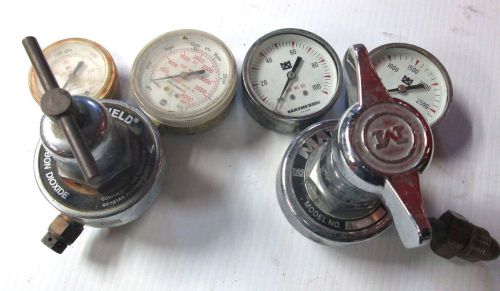 Mathis oxygen gauges victor heavy duty two-stage acetylene harris smiths welding for sale
