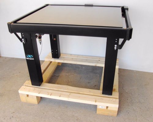 NEWPORT 30&#034; x 36&#034; MICROSCOPE TABLE w/ TESTED PNEUMATIC ISOLATION BENCH, OPTICAL