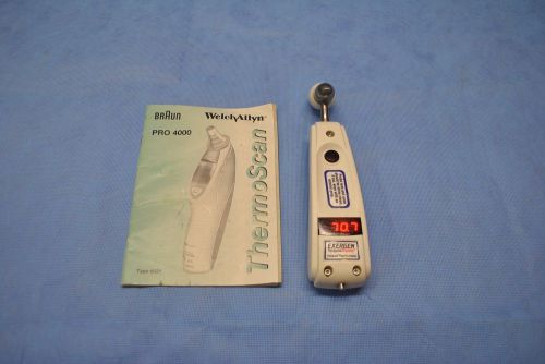 WELCH ALLYN BRAUN PRO 4000 THERMOSCAN THERMOMETER