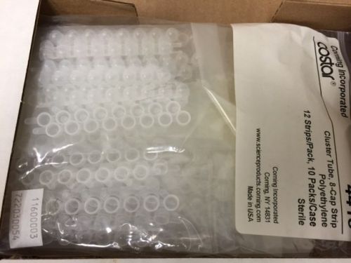 Costar 4418 Cluster Tube 8-cap Strip Polyethylene 120 Strips/case