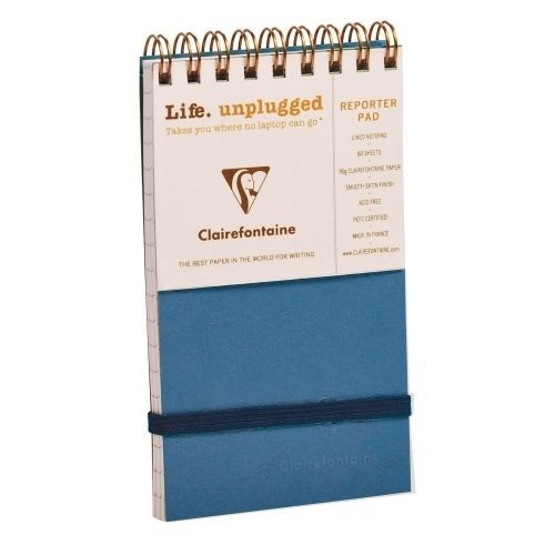 Clairefontaine The Reporter Blue Ruled 3 x 5 Notebook