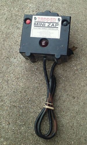 Zapper mini zap electric fence controller 110 volt 60 hertz used